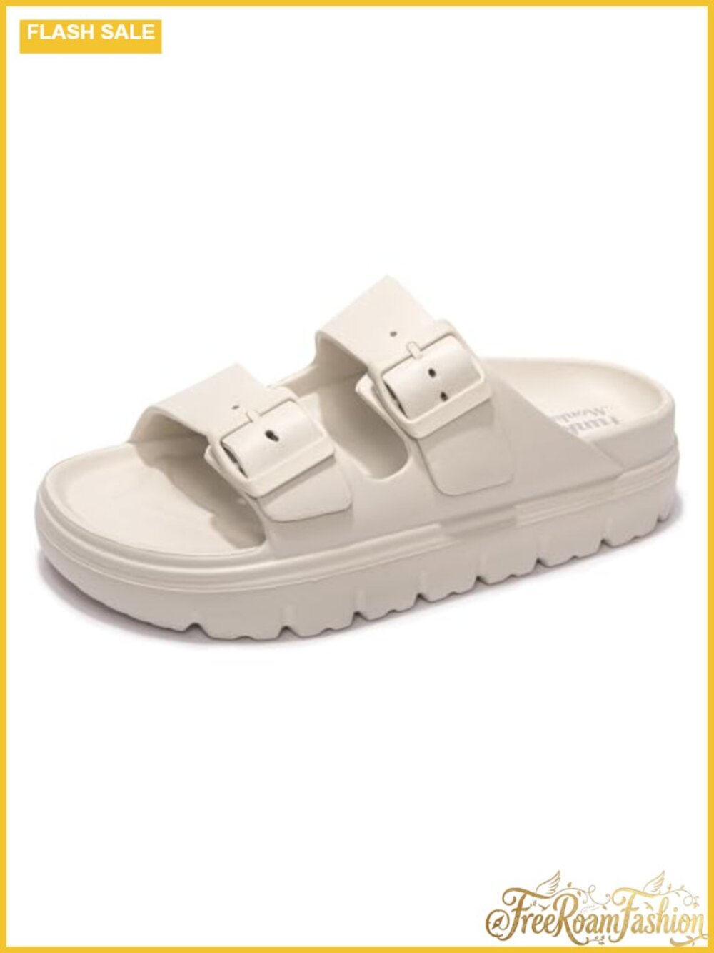 Women's Comfort Slides Non-Slip Lightweight Platform Beach Sandals